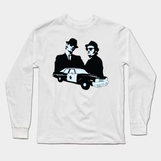 Blues Brothers Retro design Long Sleeve T-Shirt